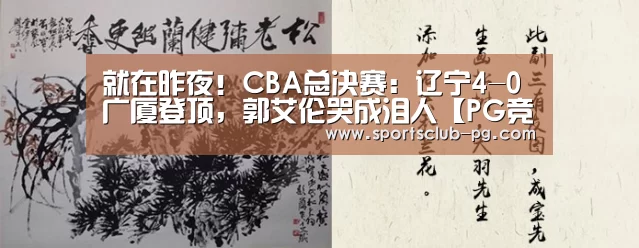 就在昨夜!CBA总决赛:辽宁4-0广厦登顶,郭艾伦哭成泪人【PG竞猜】(图4) PG电子
